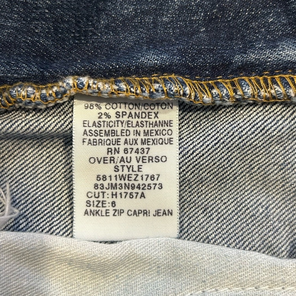 VTG 90s Era Polo Jeans Co Ralph Lauren Shorts Womens‎ 6 Denim Cut Of Shorts - Picture 5 of 5